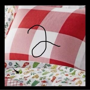 COPY - NWT 2 charter club red and white/white buffalo plaid flannel standard sh…